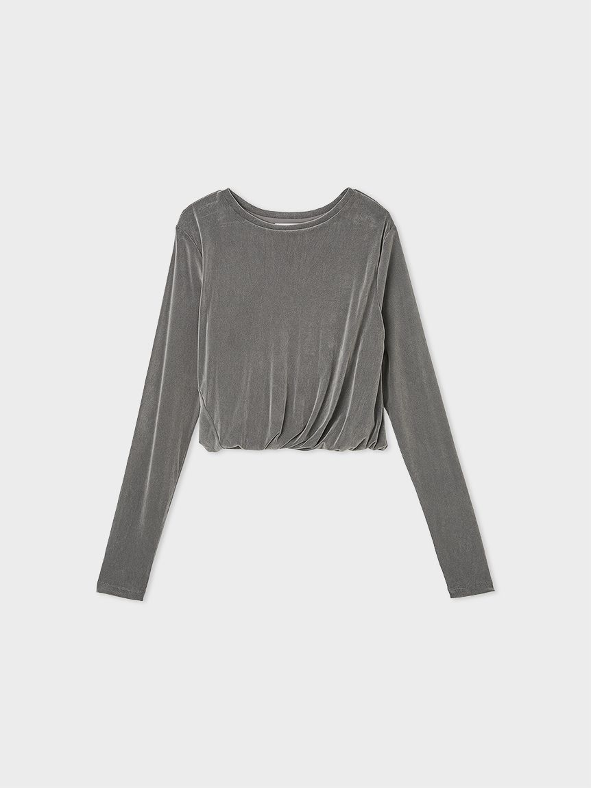 フロッキーチュールねじりTシャツ(Tシャツ)｜トップス｜MIESROHE