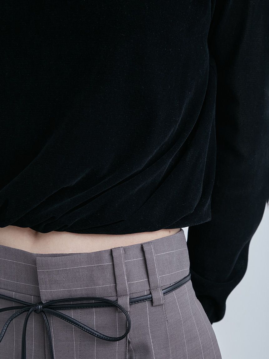 フロッキーチュールねじりTシャツ(Tシャツ)｜トップス｜MIESROHE