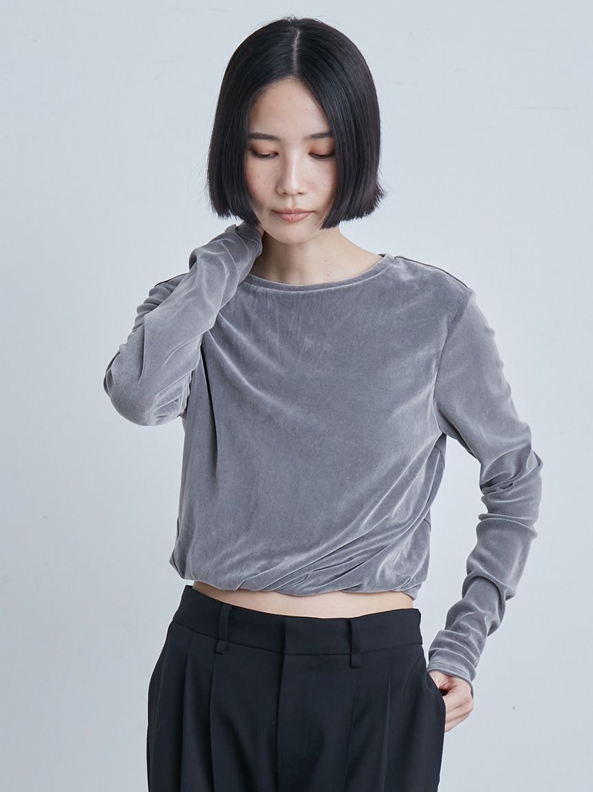 フロッキーチュールねじりTシャツ(Tシャツ)｜トップス｜MIESROHE