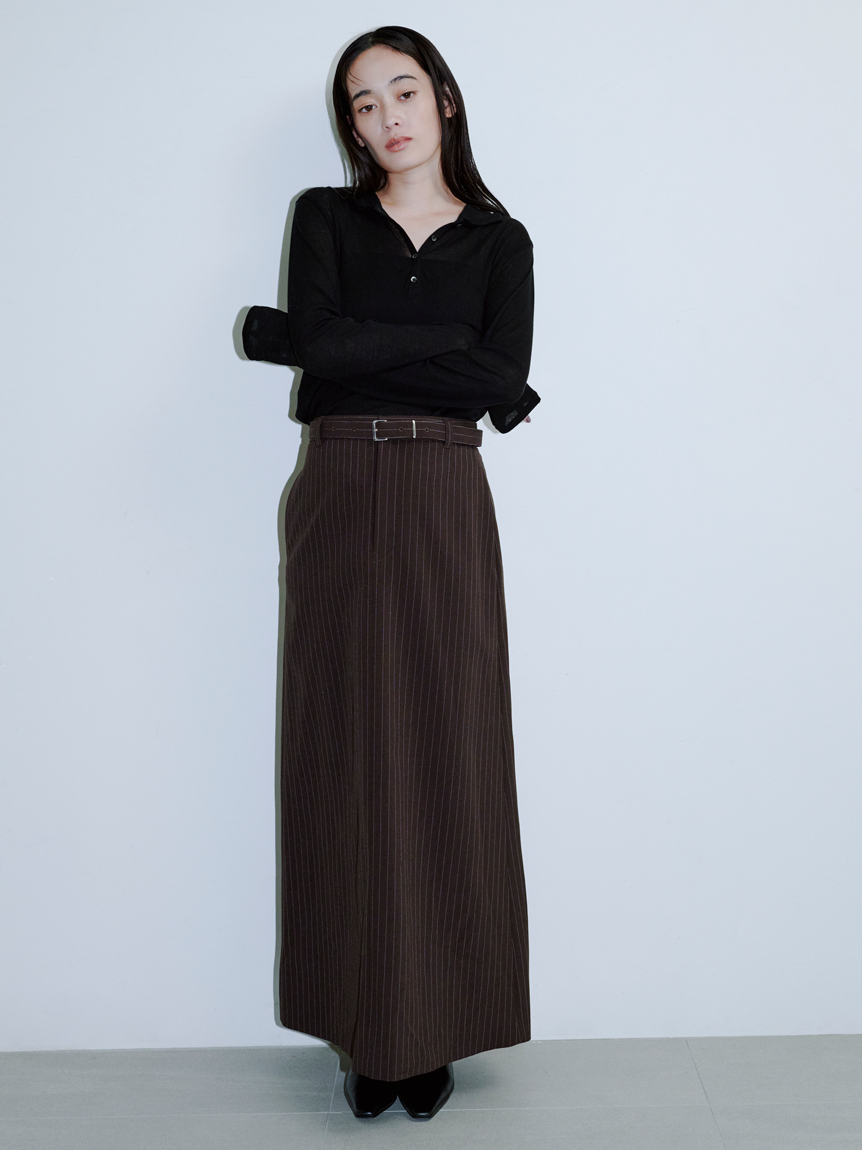 シアーフライスポロカットトップス(カットソー)｜トップス｜MIESROHE