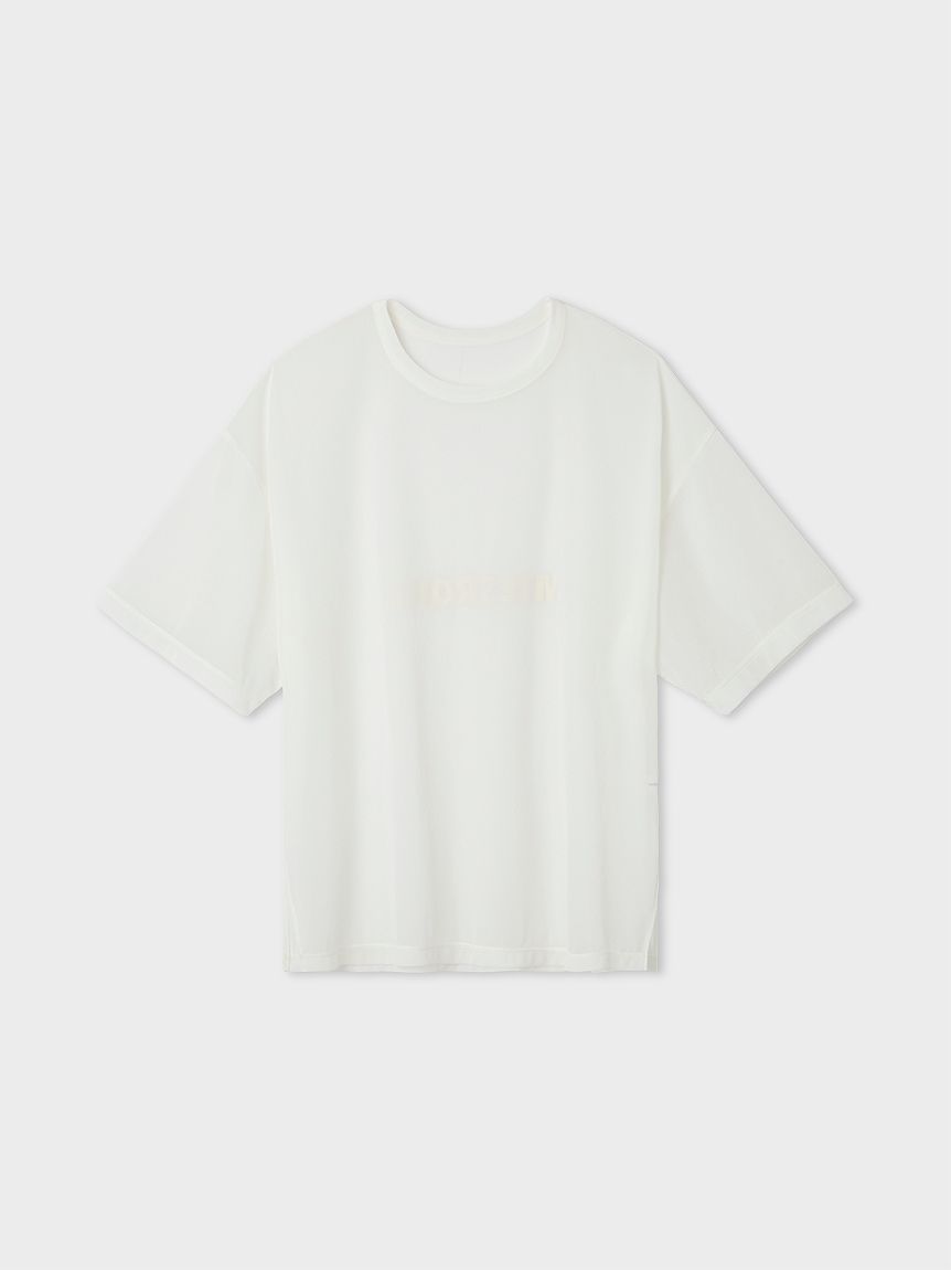 MIESROHEロゴ シアーT-SH(Tシャツ)｜トップス｜MIESROHE