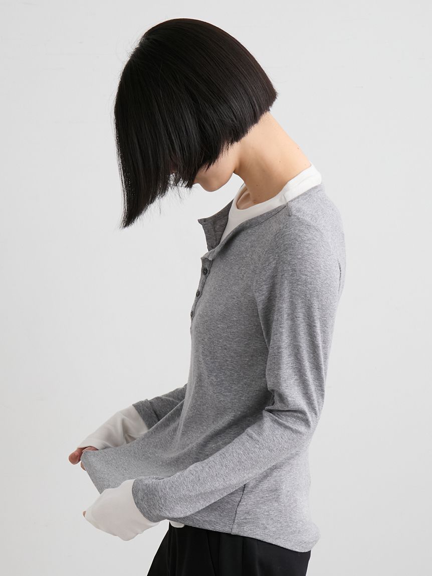 レイヤードデザインカットトップス(カットソー)｜トップス｜MIESROHE