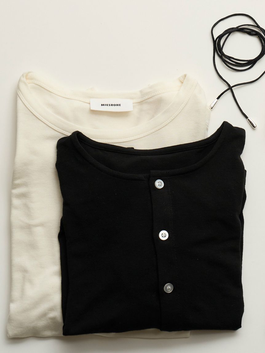 MIESROHE COORDINATE PACK 】カーディガン×ロングスリーブTシャツ