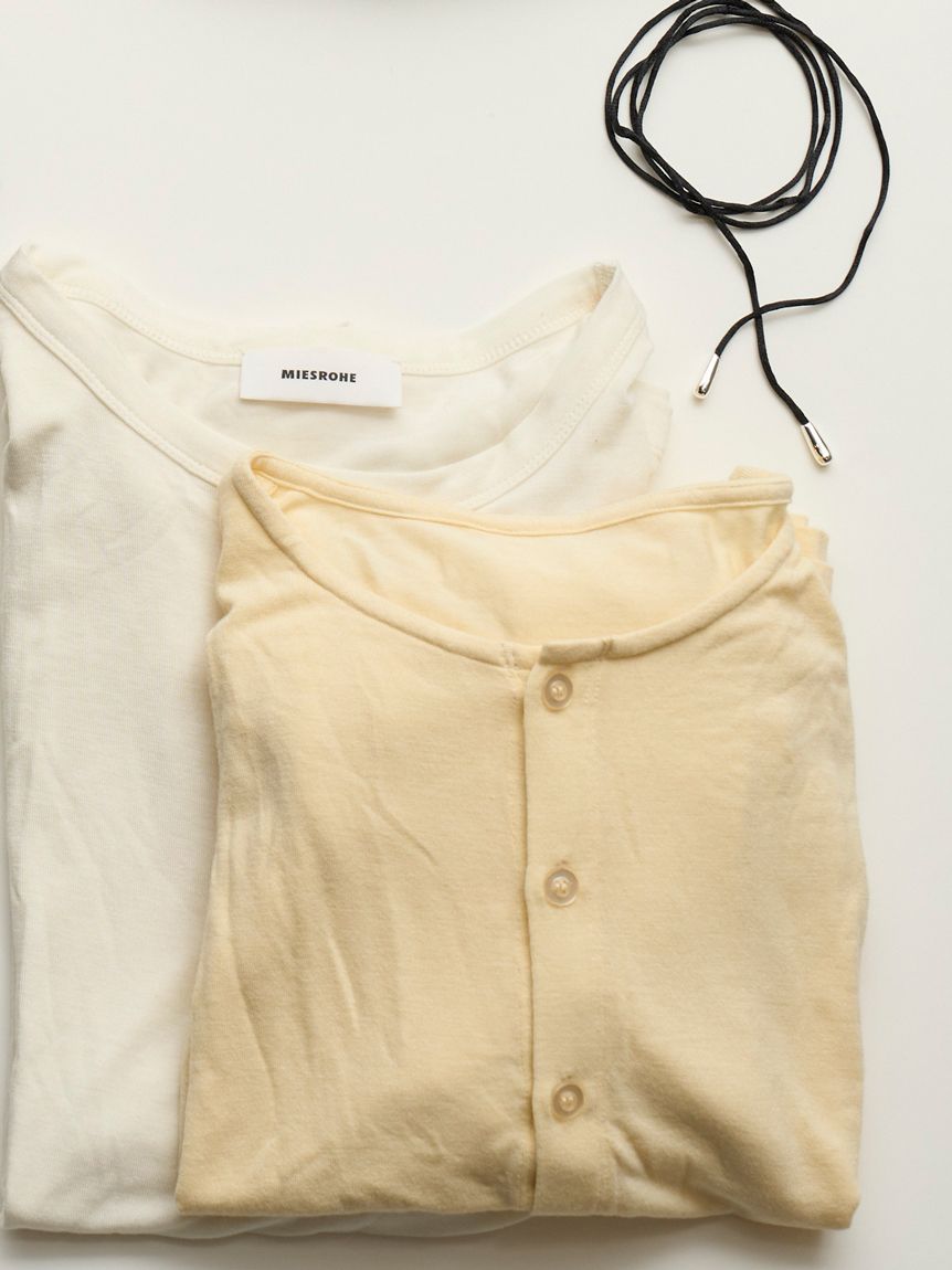 MIESROHE COORDINATE PACK 】カーディガン×ロングスリーブTシャツ