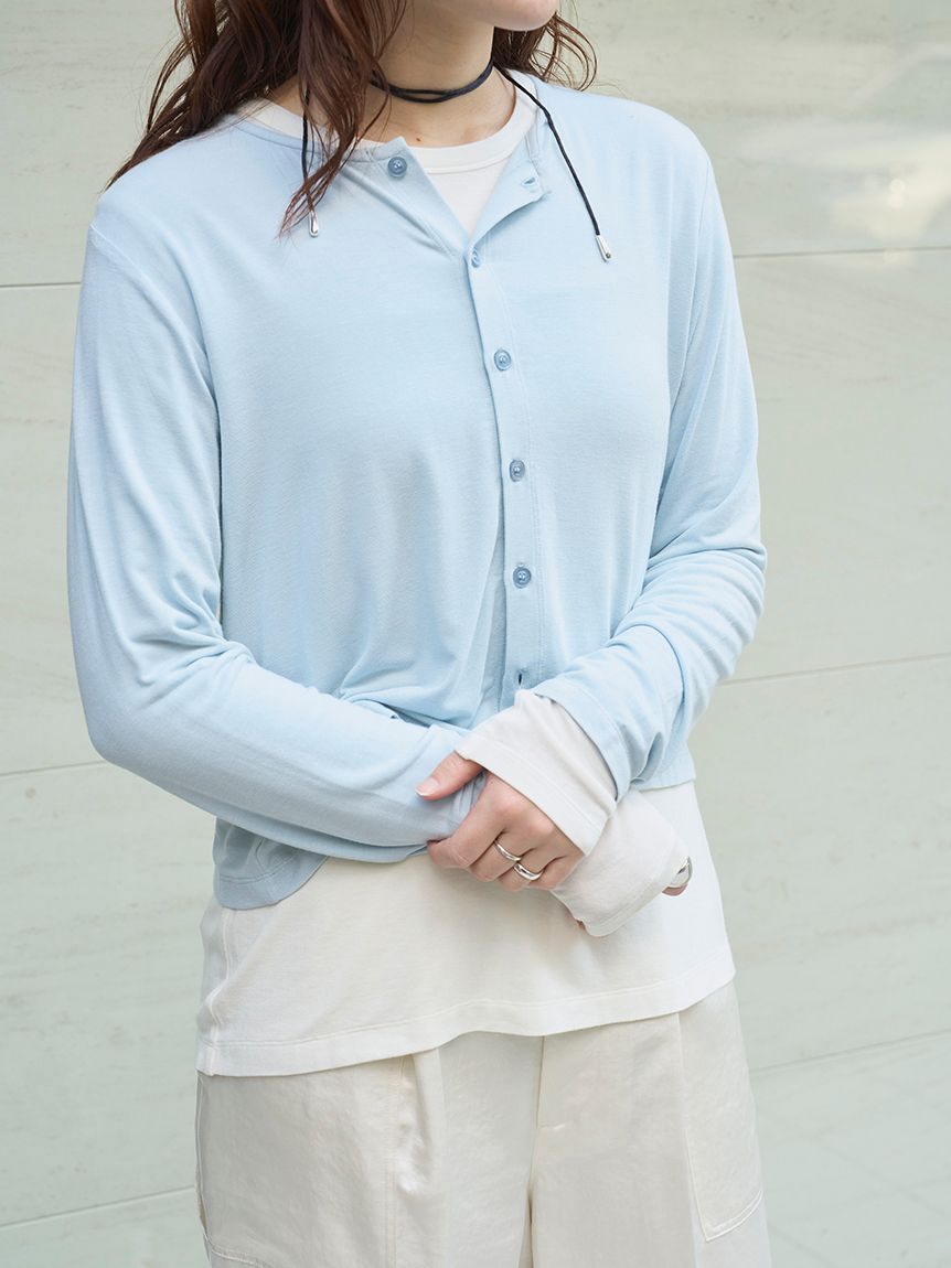 MIESROHE COORDINATE PACK 】カーディガン×ロングスリーブTシャツ