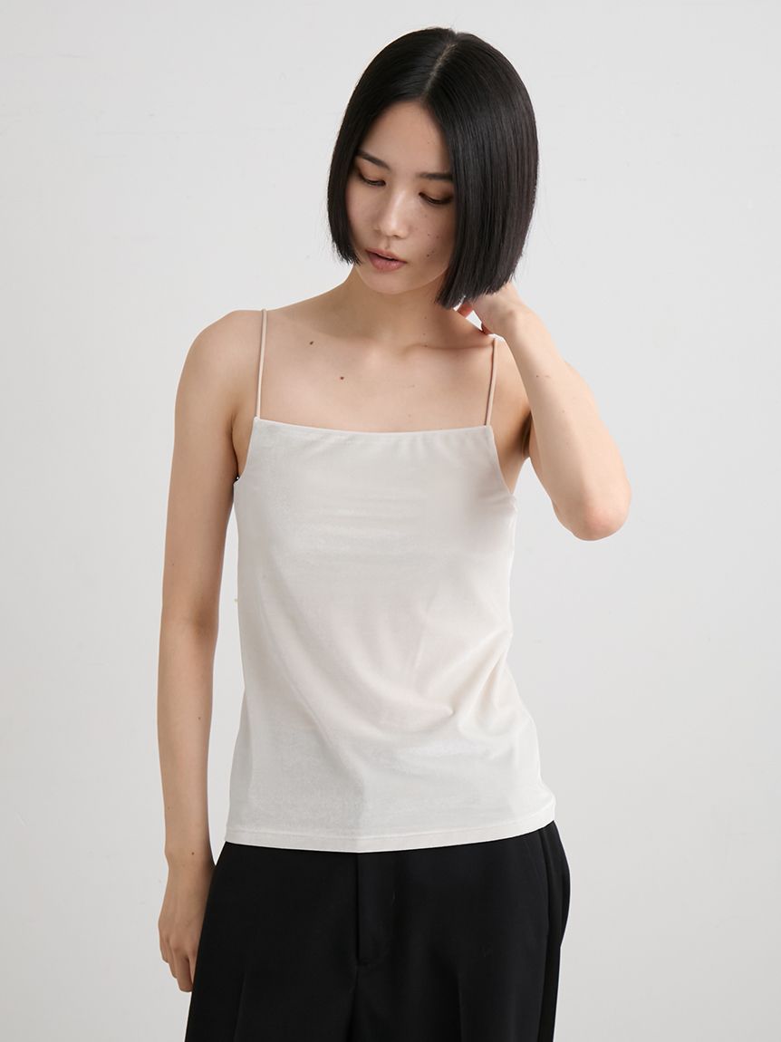 ベロアカップインキャミ(キャミソール)｜トップス｜MIESROHE