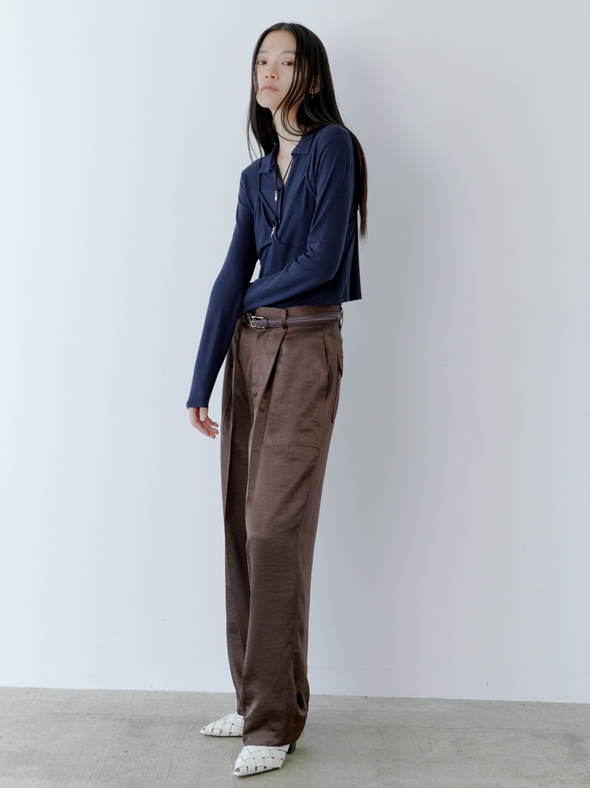 ウール混レイヤードカットソー(カットソー)｜トップス｜MIESROHE