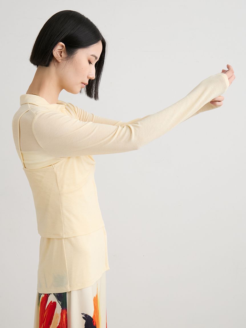 ウール混レイヤードカットソー(カットソー)｜トップス｜MIESROHE