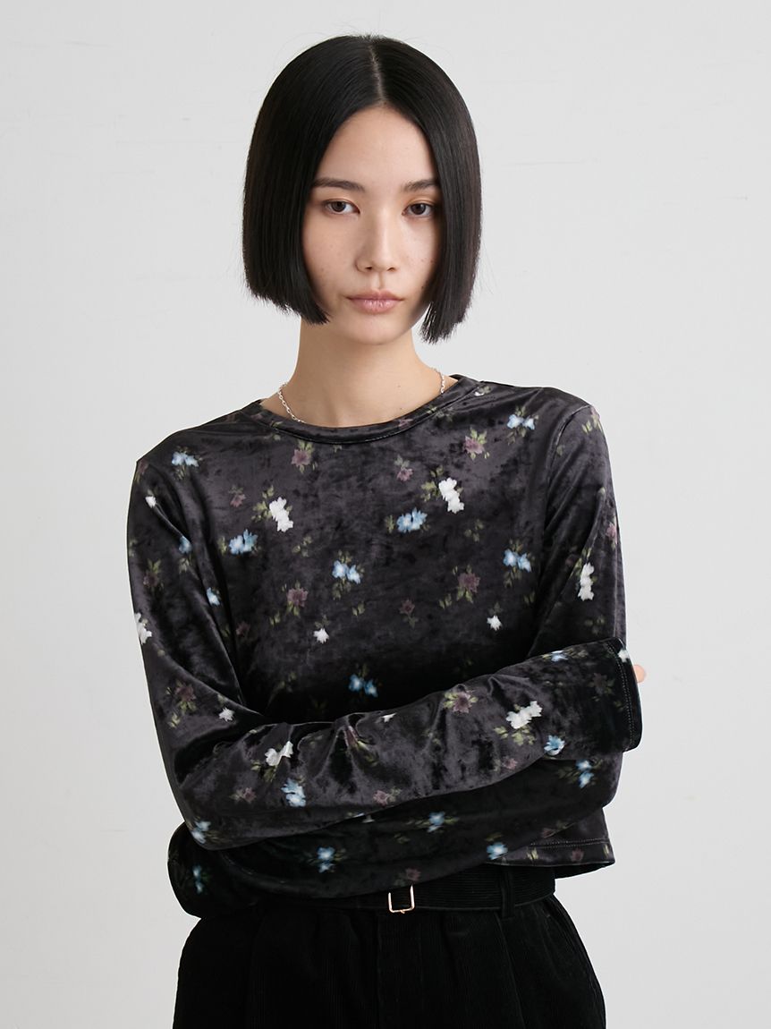 miesrohe デザインカラーカットソートップス MIESROHE（ミースロエ） tシャツ レイヤードデザインカットトップス