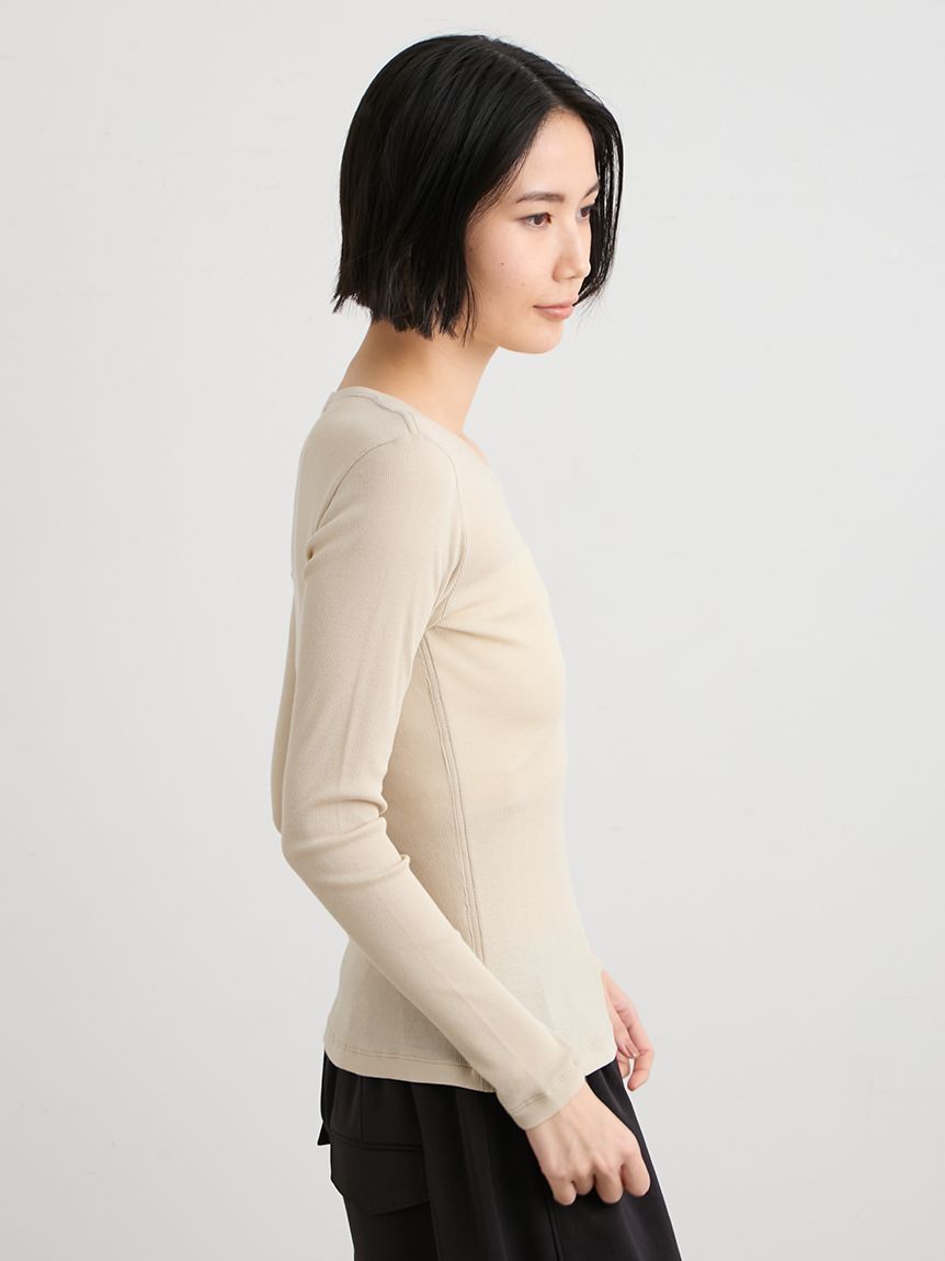 dept eri mother クルーネックサーマルカットソー DEPT - dept eri mother クルーネックサーマルカットソーの通販 by