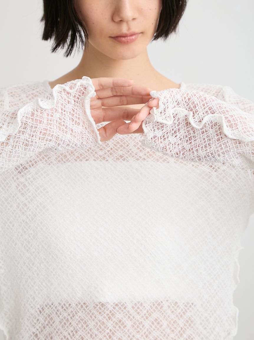 トップス Reee KOBE LETTUCE（神戸レタス） ニット モックネックorスクエアネックぽ