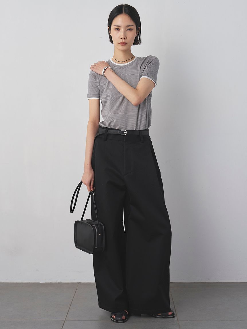 レイヤードカットTシャツ(Tシャツ)｜トップス｜MIESROHE（ミースロエ