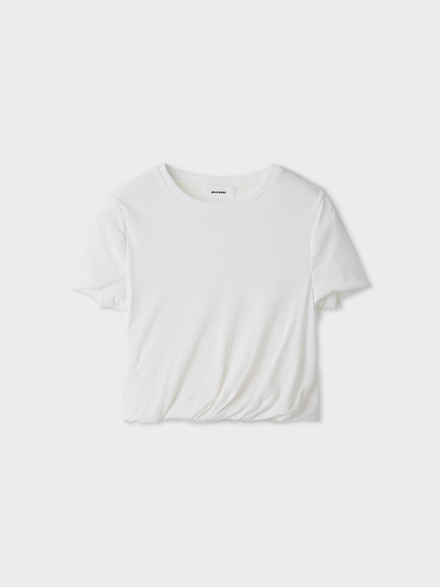 ツイストテレコTシャツ(Tシャツ)｜トップス｜MIESROHE（ミースロエ