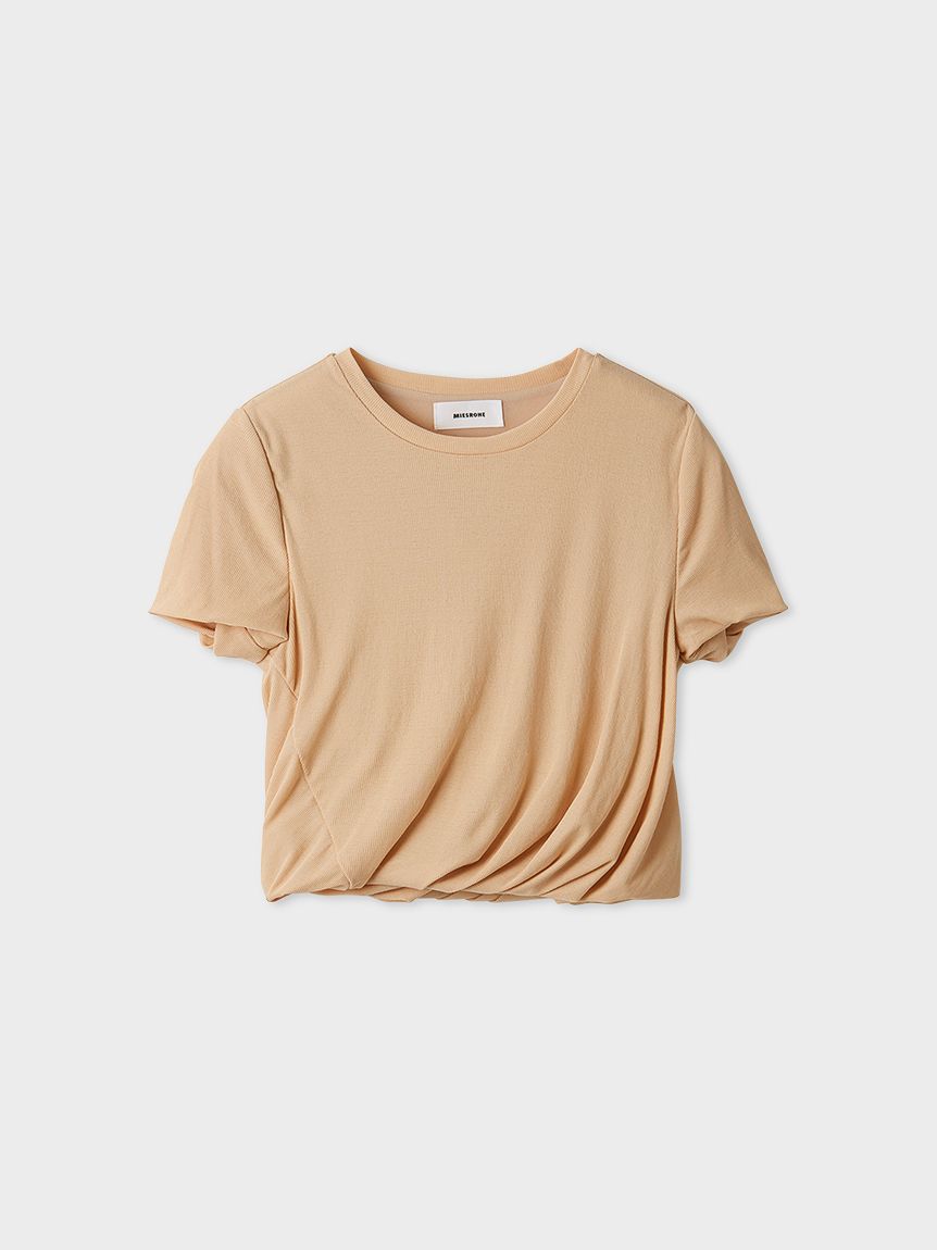 洗える】ツイストテレコTシャツ(Tシャツ)｜トップス｜MIESROHE