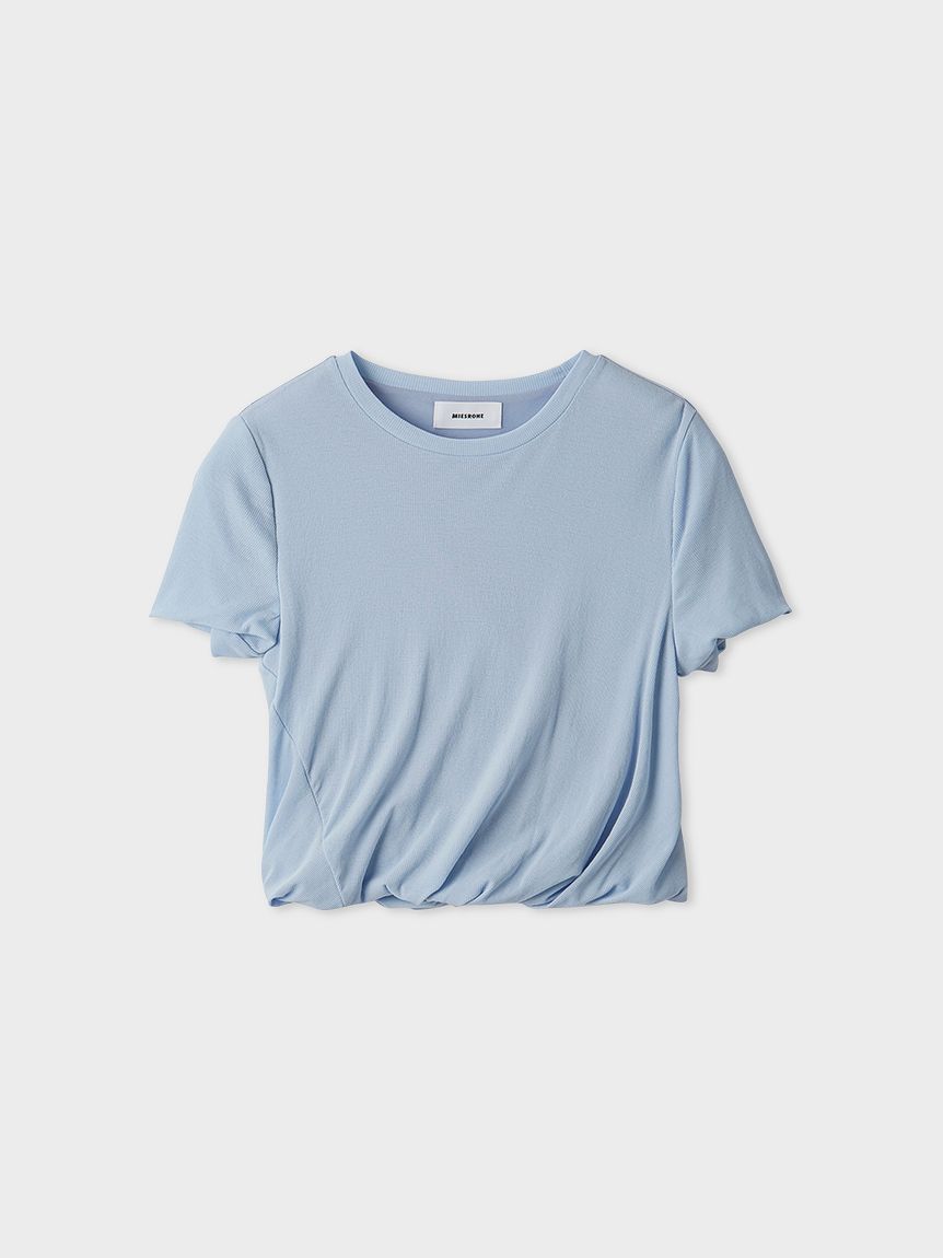 洗える】ツイストテレコTシャツ(Tシャツ)｜トップス｜MIESROHE