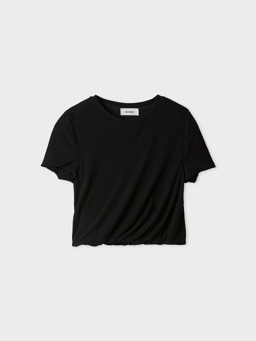 洗える】ツイストテレコTシャツ(Tシャツ)｜トップス｜MIESROHE