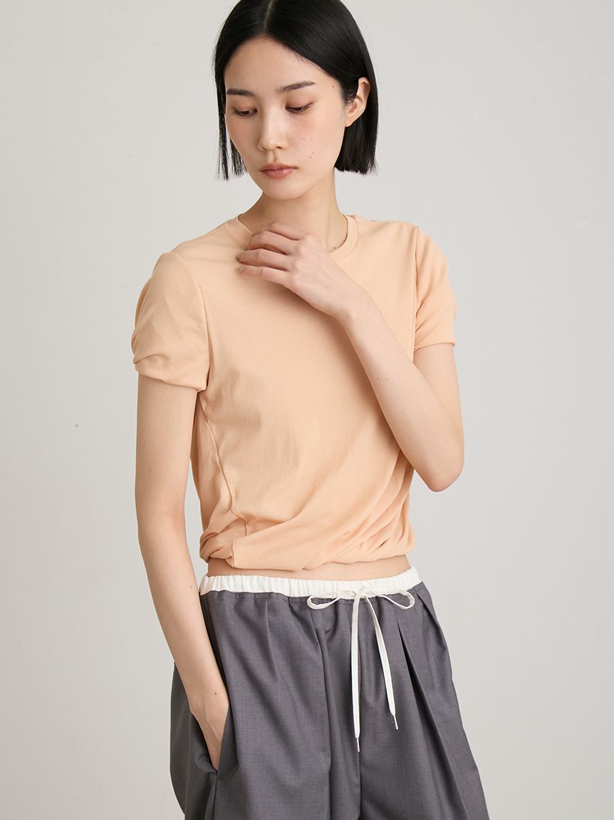ツイストテレコTシャツ(Tシャツ)｜トップス｜MIESROHE（ミースロエ 