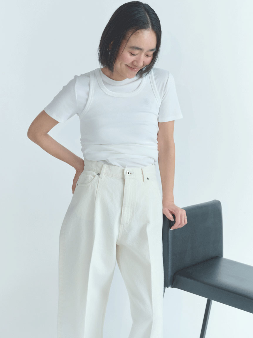 洗える】プチバトー×MIESROHE タンク(タンクトップ)｜トップス