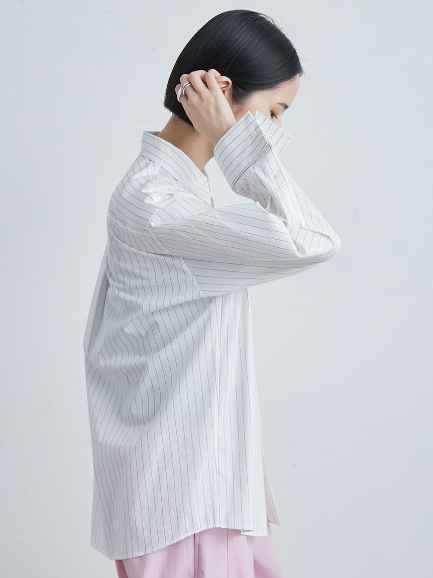 ベーシックダブルカフスSH(シャツ)|トップス|MIESROHE ベーシックダブルカフスSH(シャツ)|トップス|MIESROHE