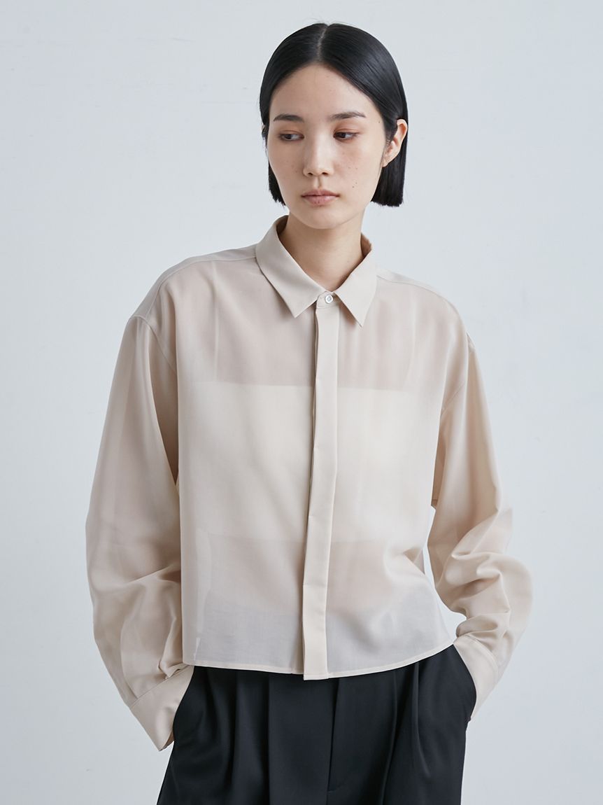 新品タグ付き⭐︎/miesrohe/シアークロップドＳＨ シアークロップドSH(シャツ)｜トップス｜MIESROHE（ミースロエ