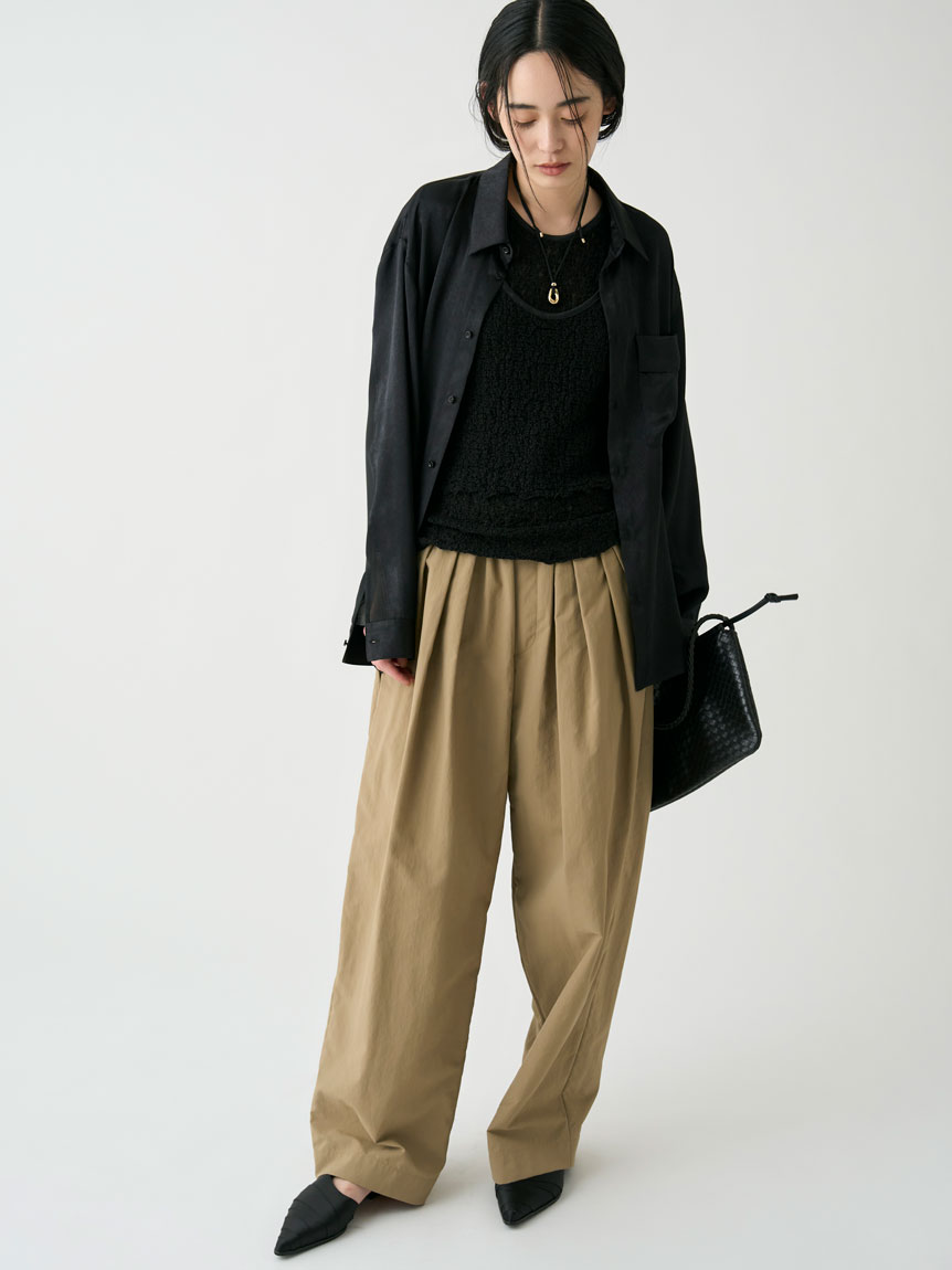 MIESROHE バックシアーサテンシャツ MIESROHE｜BACKシアーサテンシャツ | Rakuten Fashion(楽天