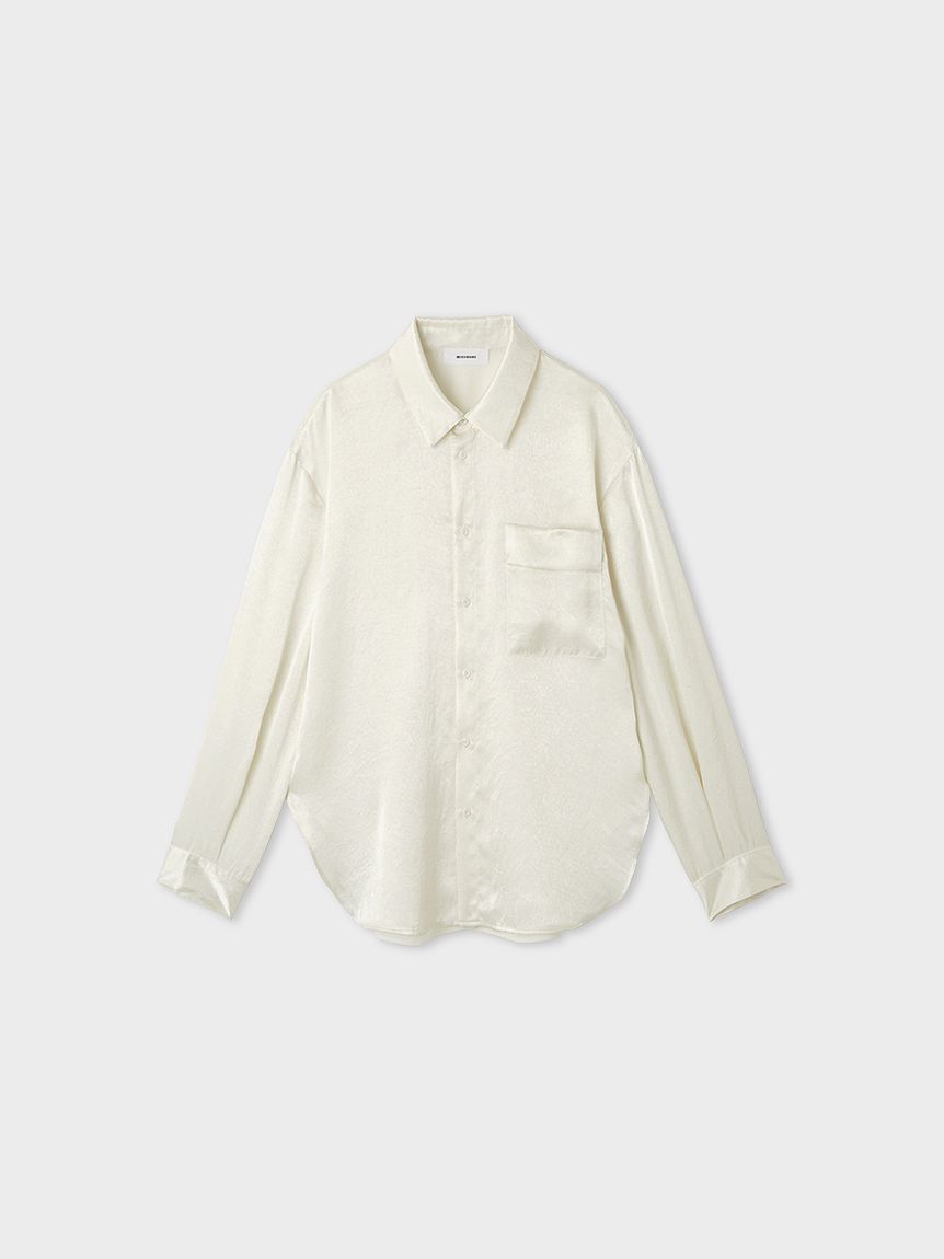 MIESROHE バックシアーサテンシャツ MIESROHE｜BACKシアーサテンシャツ | Rakuten Fashion(楽天