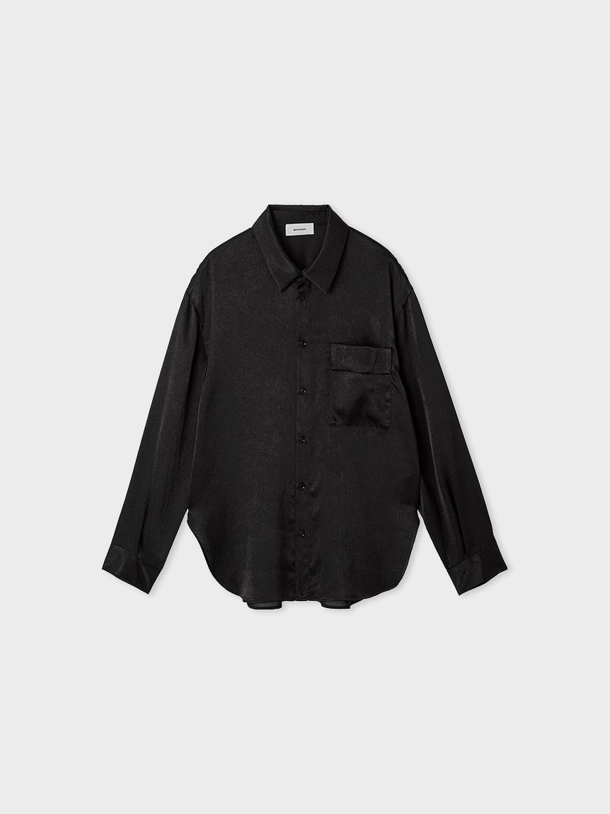 BACKシアーサテンシャツ(シャツ)｜トップス｜MIESROHE