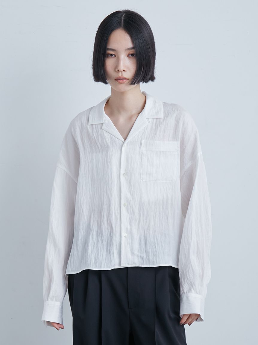 コンパクトオープンカラーシャツ(シャツ)｜トップス｜MIESROHE