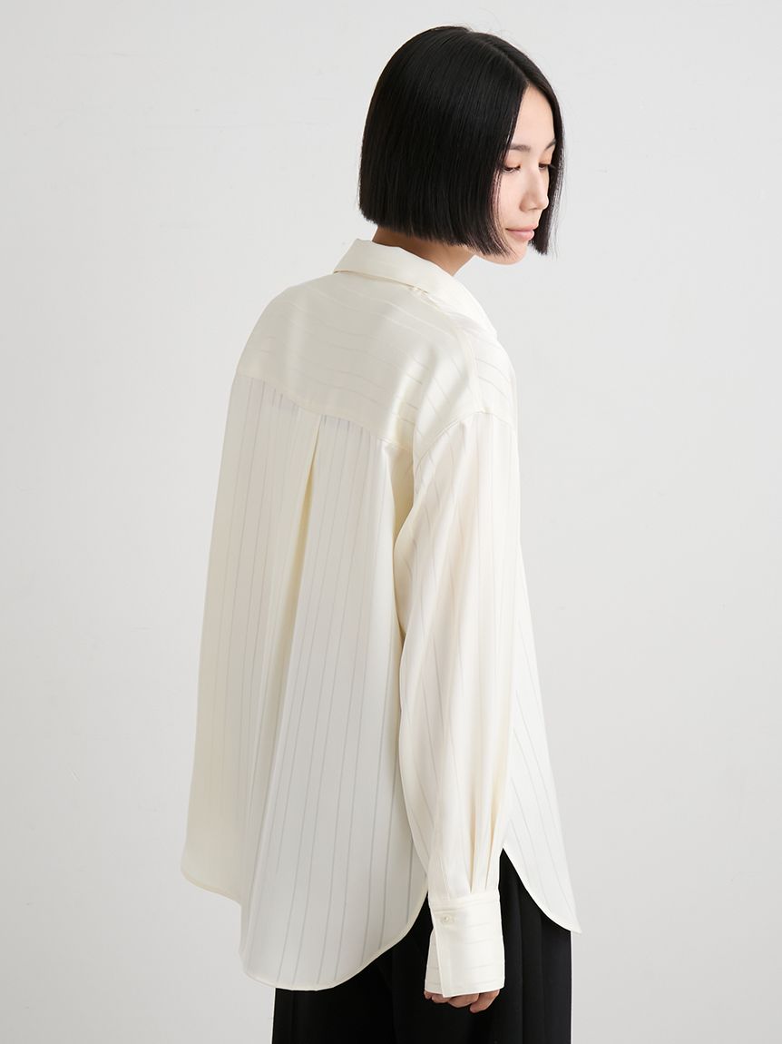 アシンメトリーツイストシャツ(シャツ)｜トップス｜MIESROHE