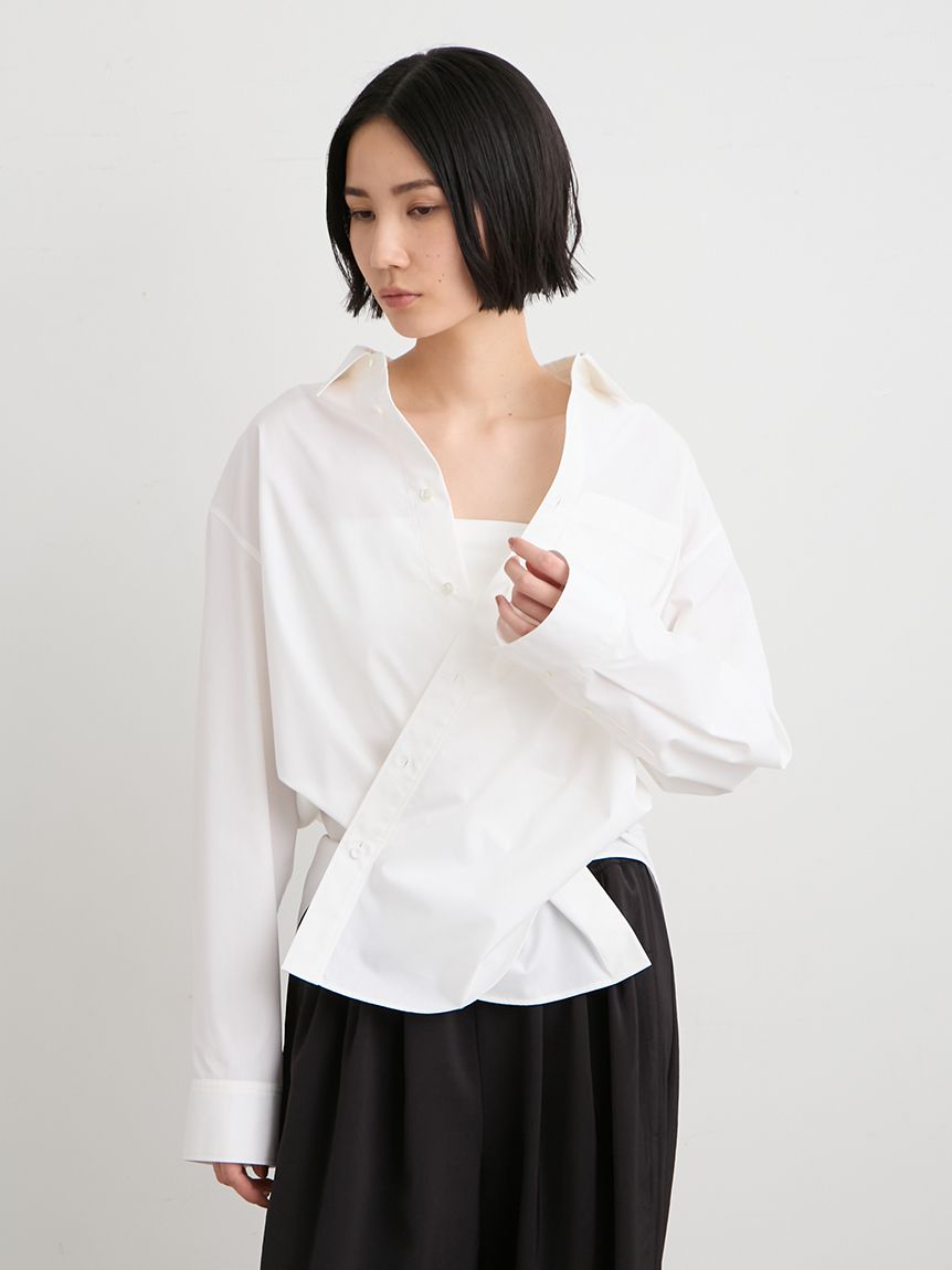 洗える】ベーシック2WAYシャツ(シャツ)｜トップス｜MIESROHE