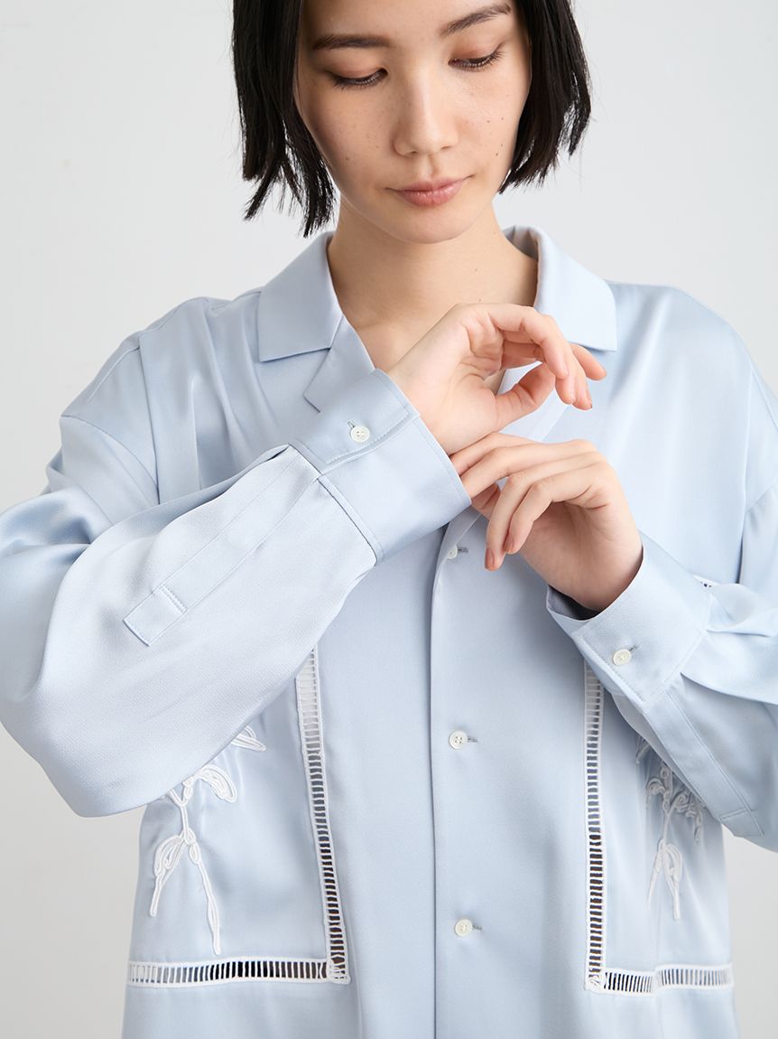 コードエンブロイダリーシャツ(シャツ)｜トップス｜MIESROHE