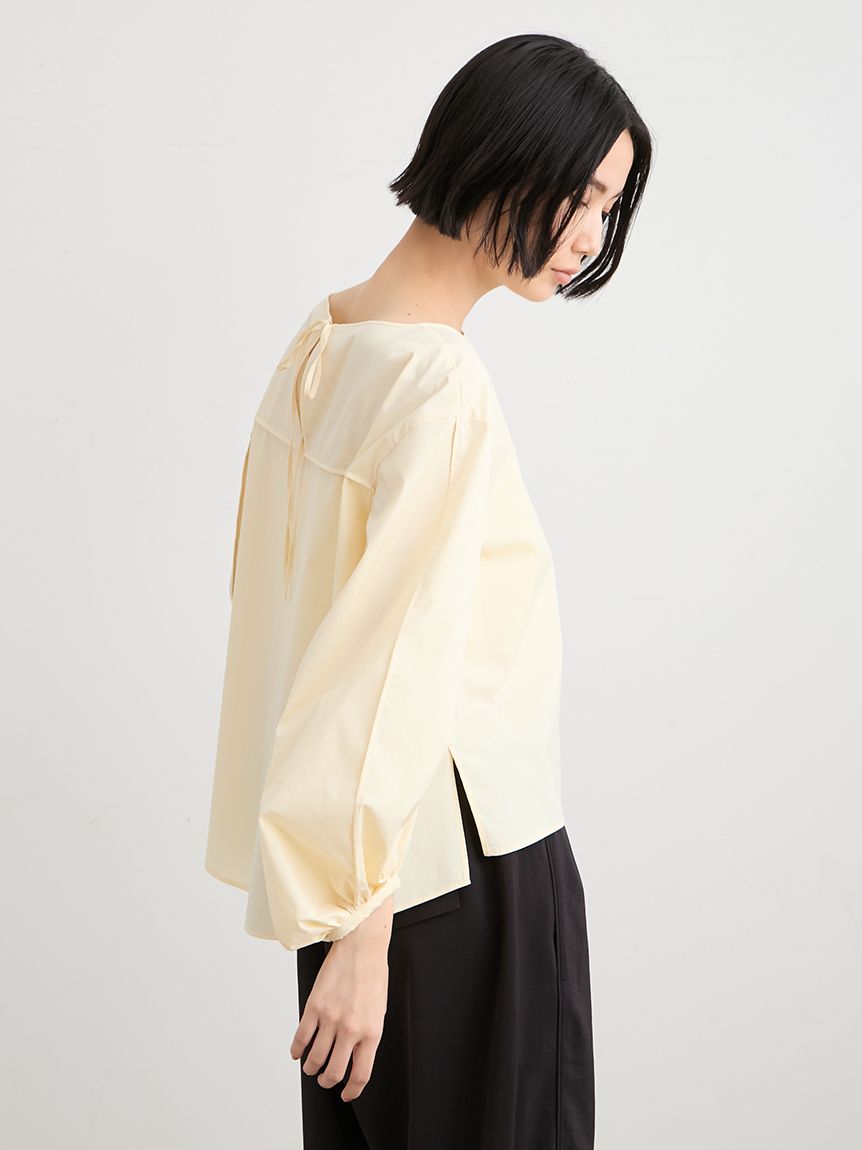 洗える】UVカットボリュームスリーブブラウス(ブラウス)｜トップス