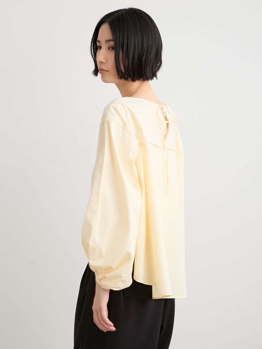 洗える】UVカットボリュームスリーブブラウス(ブラウス)｜トップス