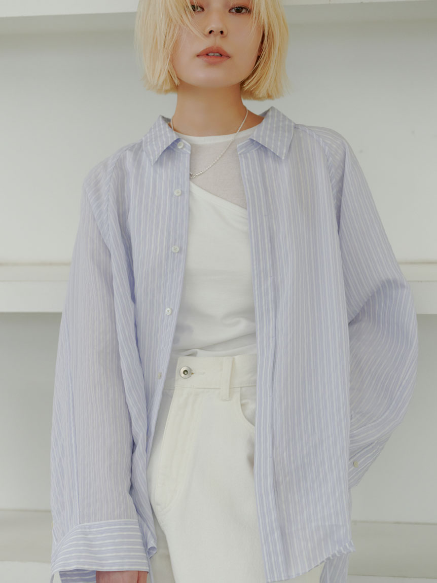 洗える】ワイドスリーブリラックスシャツ(シャツ)｜トップス｜MIESROHE