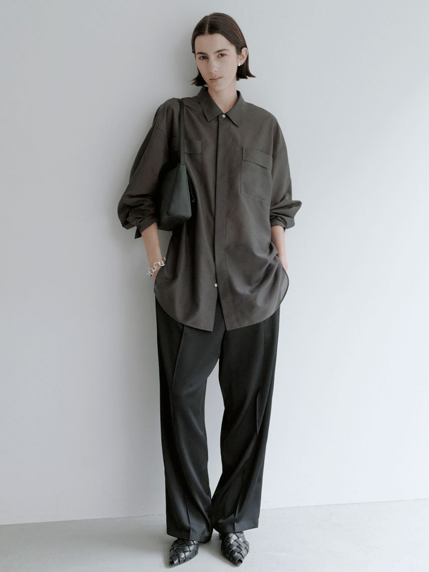 Mystrada スリットシアーシャツ Mystrada - 新品 マイストラーダ スリットシアーシャツの通販 by