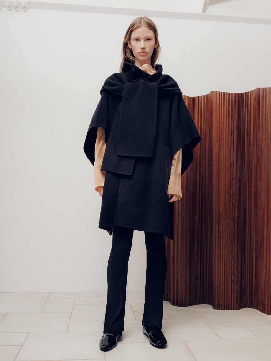 接結フードポンチョCT(アウター)｜アウター｜MIESROHE（ミースロエ