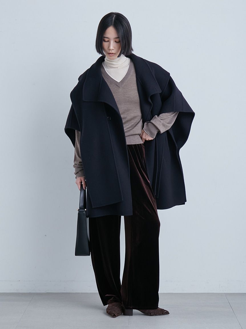 接結フードポンチョCT(アウター)｜アウター｜MIESROHE（ミースロエ