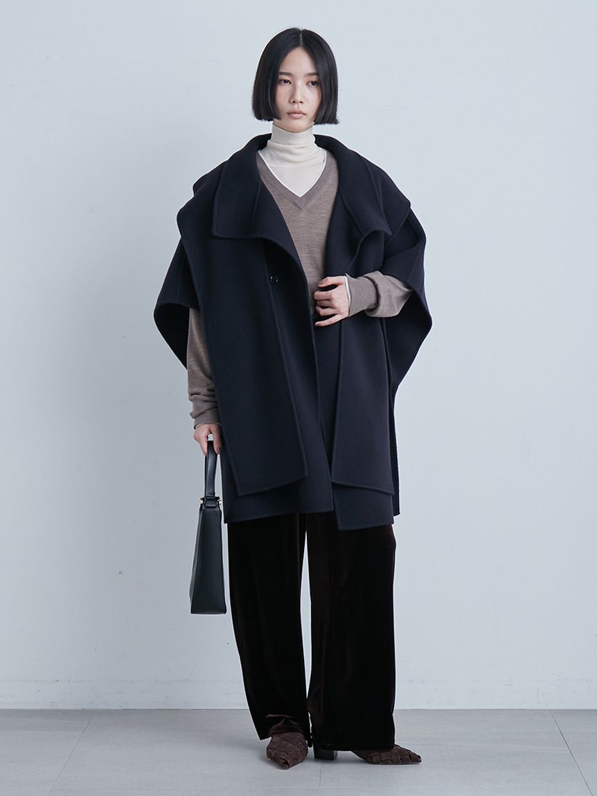 接結フードポンチョCT(アウター)｜アウター｜MIESROHE（ミースロエ
