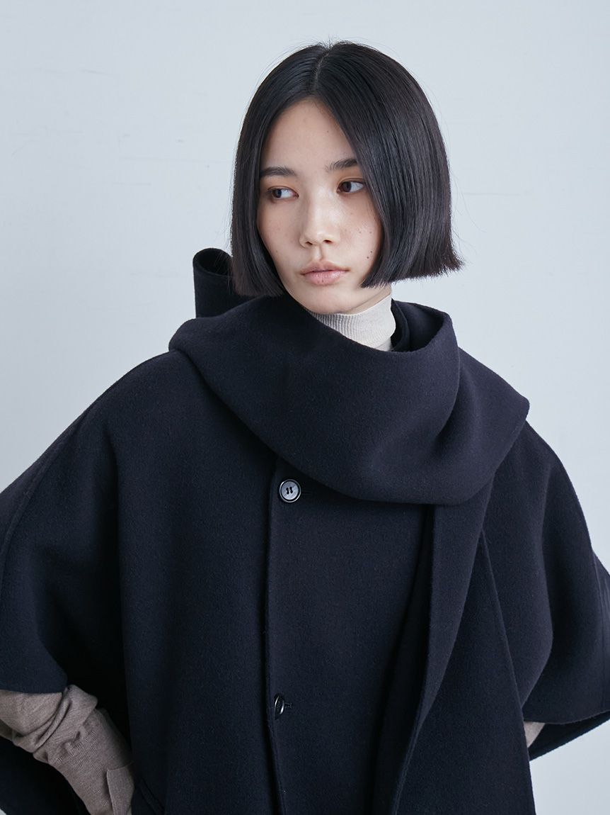 接結フードポンチョCT(アウター)｜アウター｜MIESROHE（ミースロエ