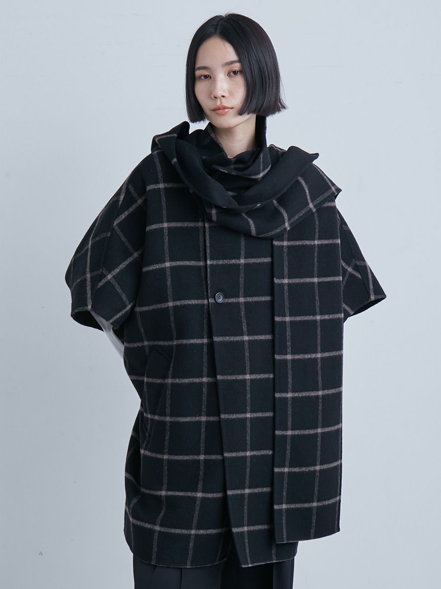 接結フードポンチョCT(アウター)｜アウター｜MIESROHE（ミースロエ