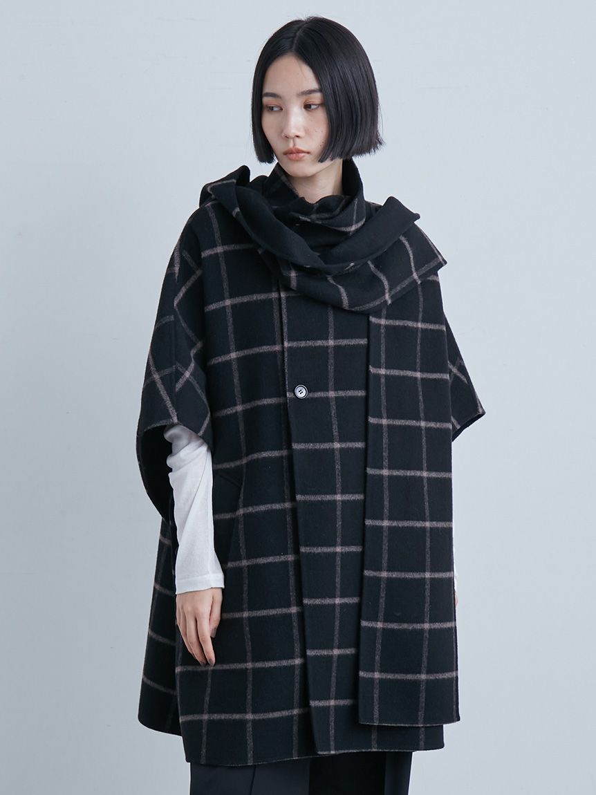 接結フードポンチョCT(アウター)｜アウター｜MIESROHE（ミースロエ