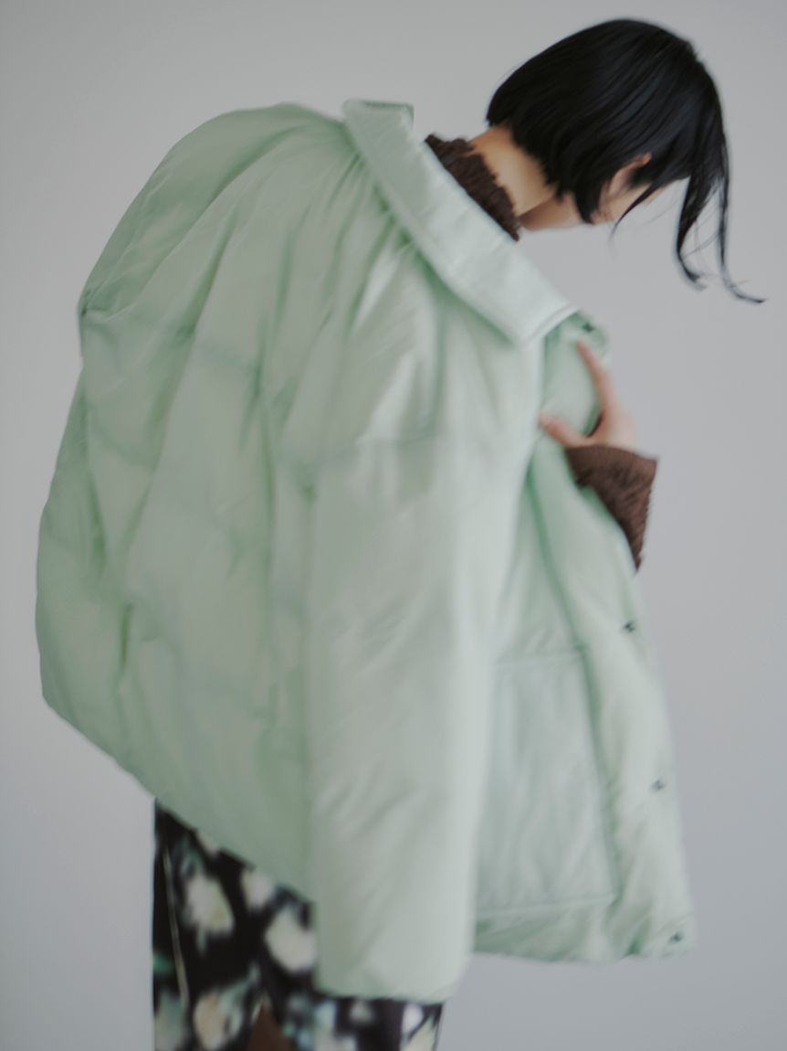 ステンカラーリサイクルダウン(ダウンジャケット/コート)｜アウター