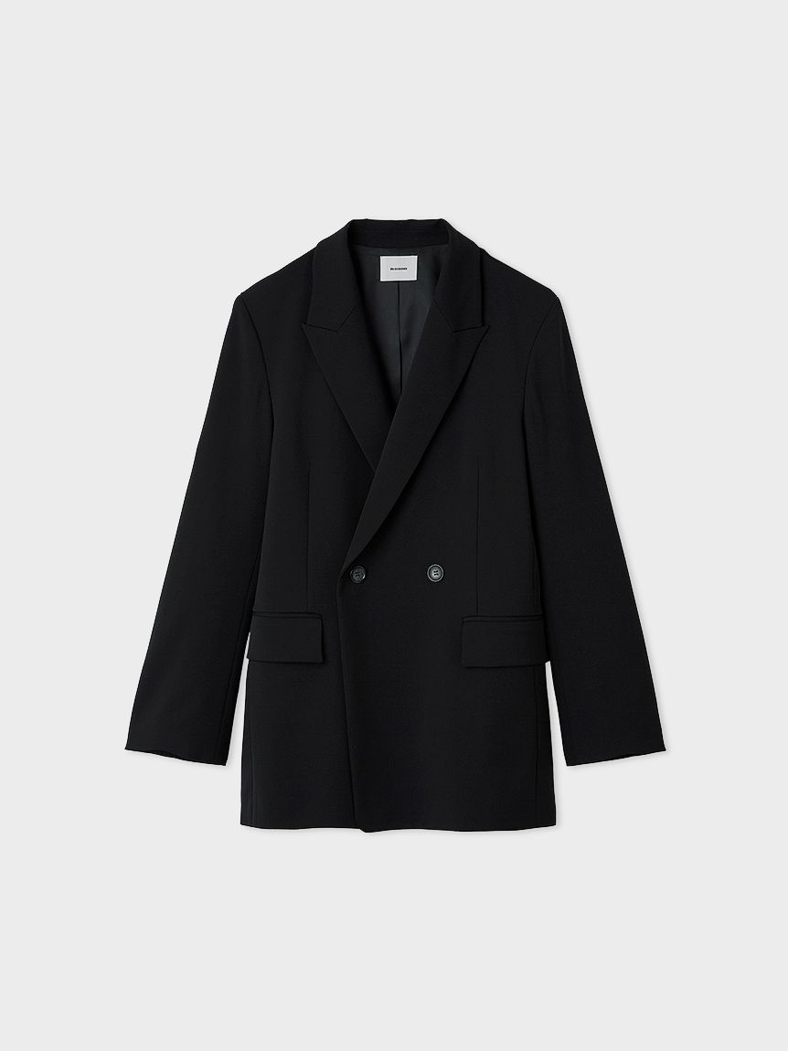 【MIESROHE】【美品】【完売品】リラクシーダブルロングジャケット MIESROHE（ミースロエ）の「リラクシーダブルロングジャケット