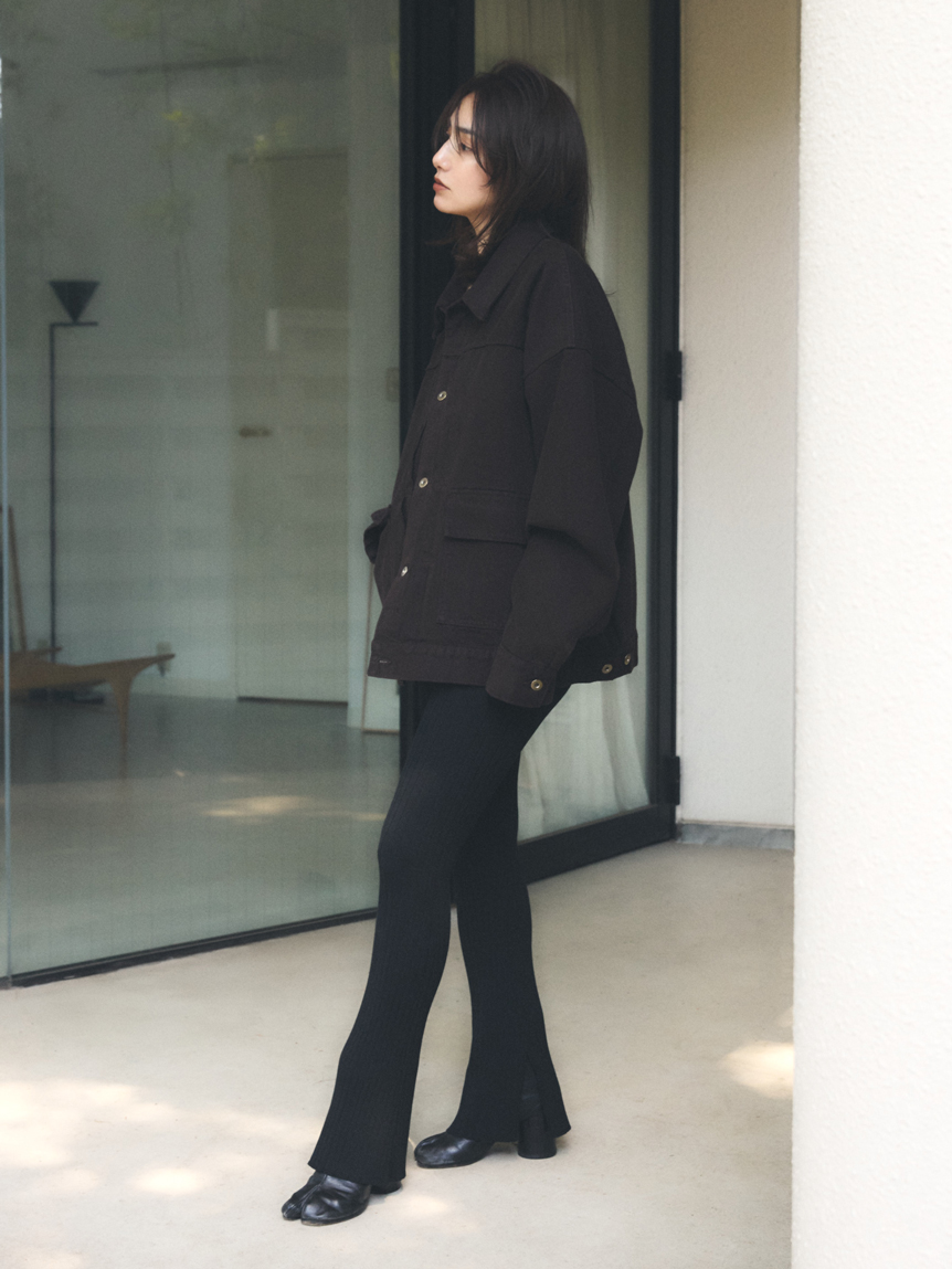 オーバーサイズデニムカバーオール(デニムジャケット)｜アウター