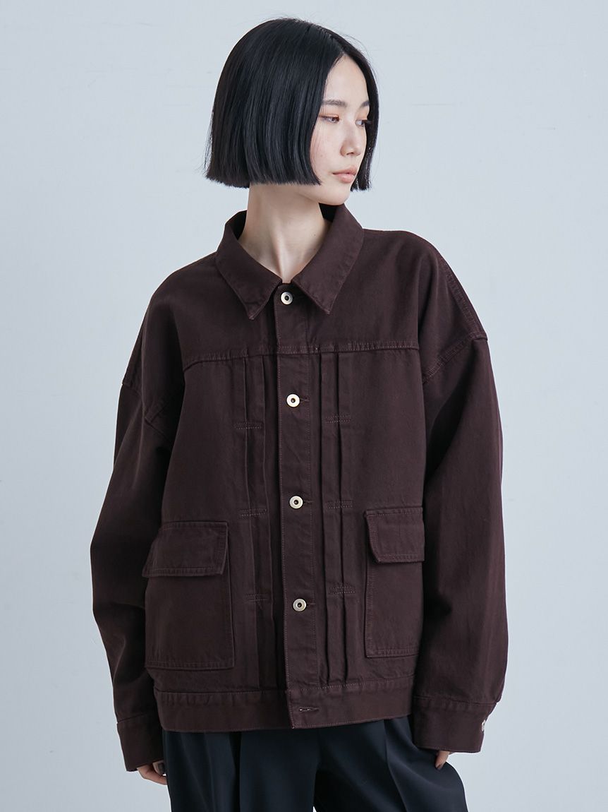 【新品未使用】MIESROHE オーバーサイズ　デニムジャケット MIESROHE デニムジャケット gジャン オーバーサイズデニム