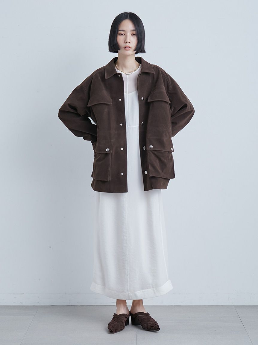 ステンカラーカバーオール(アウター)｜アウター｜MIESROHE（ミースロエ