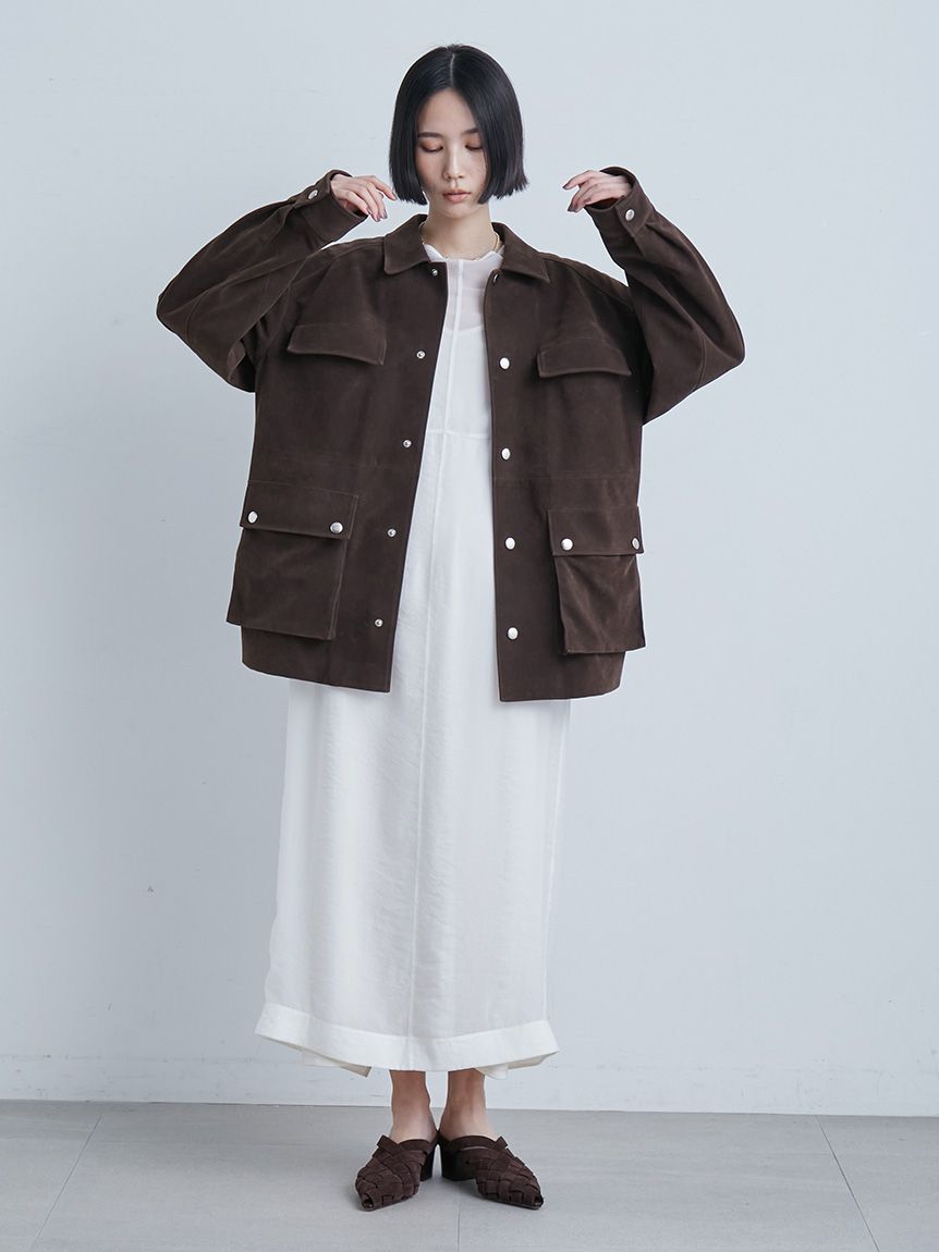 ミースロエ　ステンカラーカバーオール　ジャケット　アウター　ロンハーマン ミースロエ ステンカラーカバーオール ジャケット アウター ロン