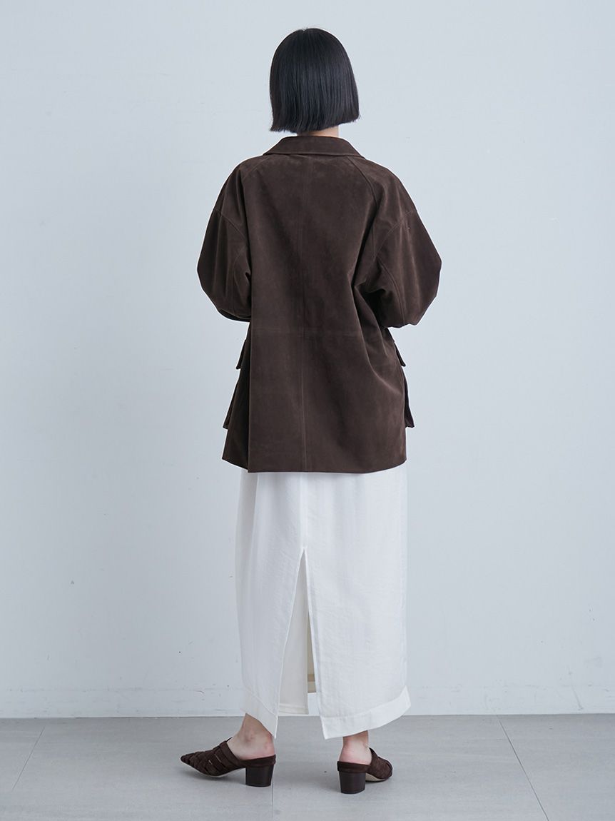 MIESROHE ステンカラーカバーオール BLK ステンカラーカバーオール(アウター)｜アウター｜MIESROHE