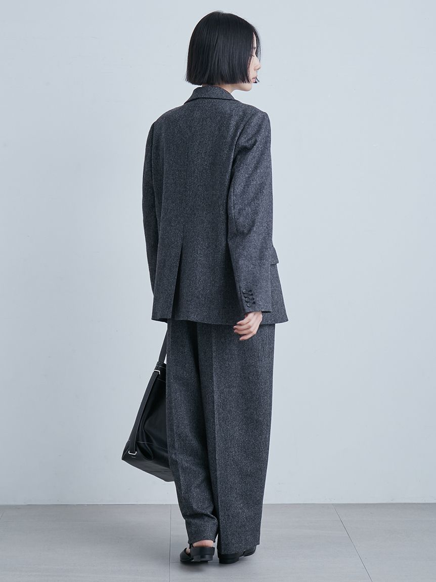 ツィードダブルブレストジャケット(テーラードジャケット)｜アウター