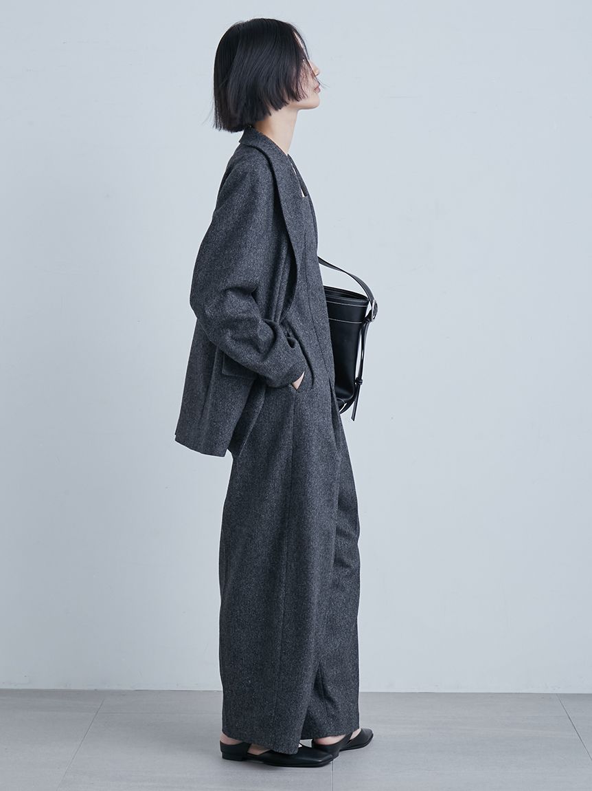 ツィードダブルブレストジャケット(テーラードジャケット)｜アウター